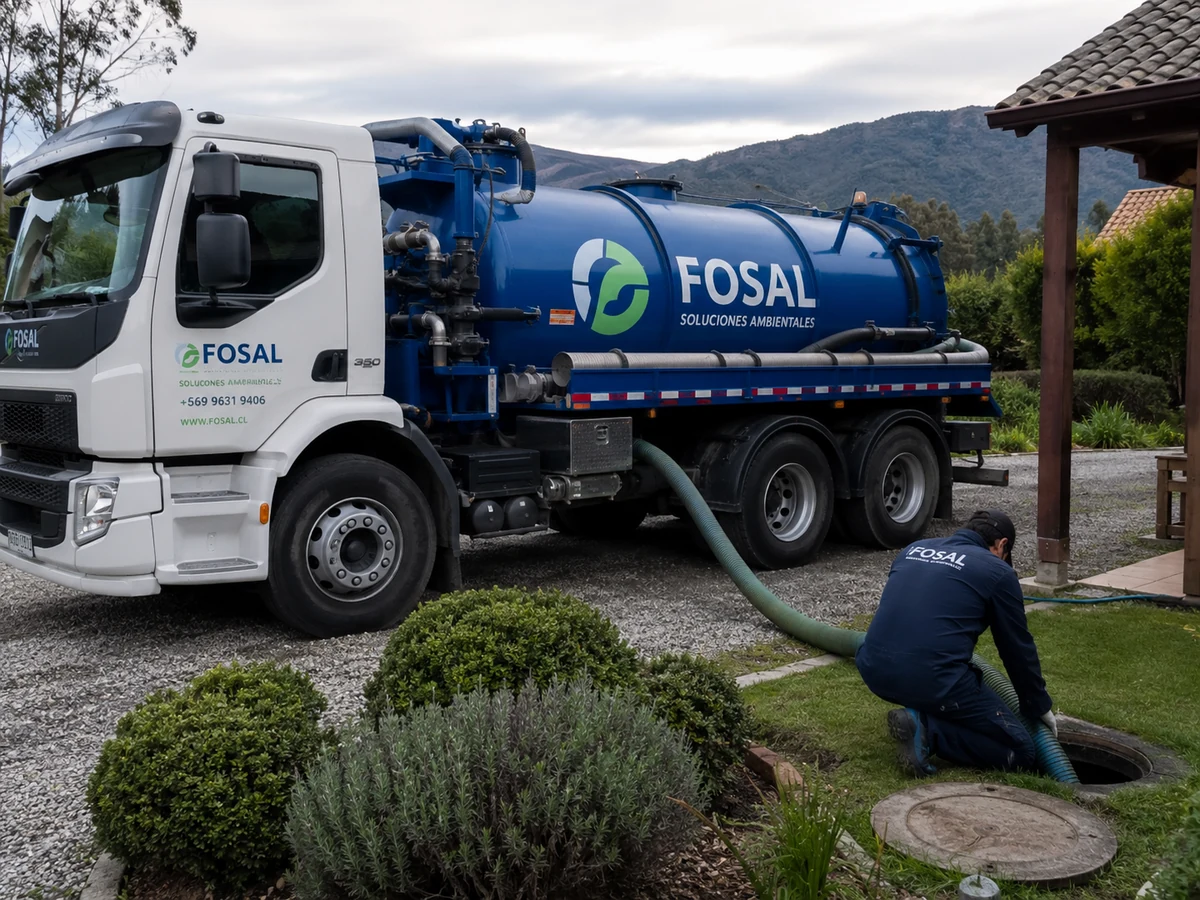 Servicio de limpieza de fosas sépticas
